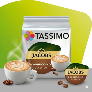 Капсулы Tassimo Cappuccino Classico арабика тассимо капучино 16 шт