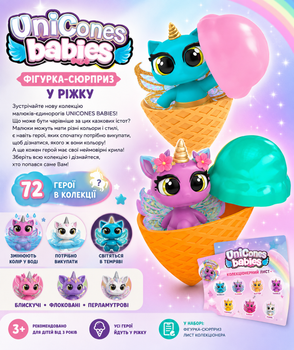 Фігурка-сюрприз Unicones Babies у ріжку (Єдинорожик)