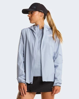 Куртка жіноча вітровка The North Face S сіро-блакитна
