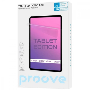 Защитная гидрогелевая пленка Proove Hydrogel Screen Protection TABLET EDITION Clear