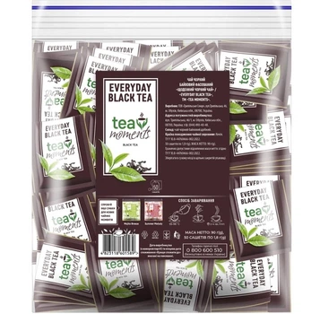 Чай черный Tea Moments Everyday Black Tea Ежедневный Черный чай 50 саш по 1.8 г