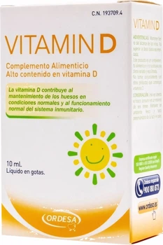 Witamina D Ordesa Vitamin D krople 10 ml (8426594095352)