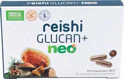 Харчова добавка Neovital Reishi Glucan+ Neo 30 капсул (8436036591274)