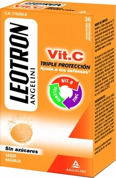 Харчова добавка Leotron Vitamin C 36 шипучих таблеток (8470001752598)
