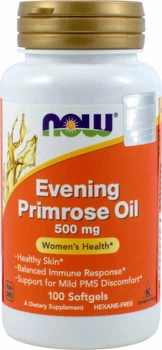 Suplement diety Now Foods Olej wiesiołkowy 500 mg 100 kapsułek (733739017505)