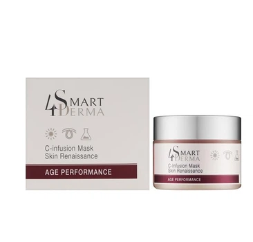Заполняющая маска с витамином С Smart4Derma Age Performance C-INFUSION MASK SKIN RENAISSANCE 50мл