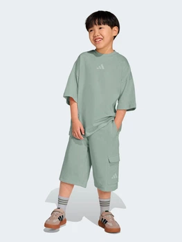 Детский комплект (футболка + шорты) для мальчика Adidas KE2663 122 см Wonder Sage (4068819873143)