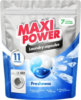 Капсули для прання Maxi Power Freshness 11 шт