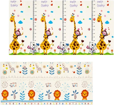 Дитячий двосторонній термокилимок XoKo Childcare 200х180 см 8 мм + сумка (XK-CHC-20-18-CRP2)