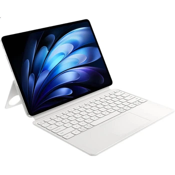 Чохол-клавіатура для планшета Vivo Pad 5 Pro з тачпадом, колір Light Feather White