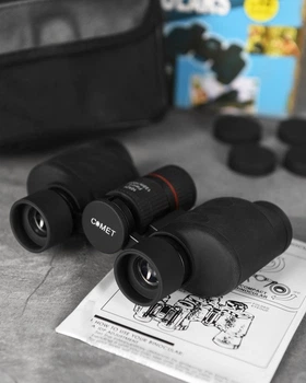 Бинокль Black универсальный туристический с прорезиненным корпусом и оптикой Porro