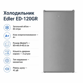 Холодильник Edler ED-120GR (m517074)