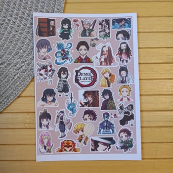 Стикерпак Клинок рассекающий демонов Kimetsu no Yaiba Клинок який знищує демонів А4 код 25851