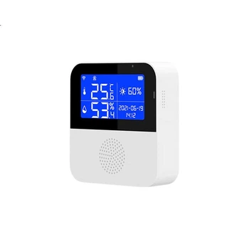 Термогигрометр Beihai электронный с Wi-Fi и часами