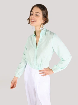 Блузка жіноча Colin's CL1064445MGR M Mint Green (8683197712103)
