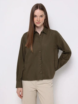 Рубашка женская Colin's CL1077319KHA XS-S Khaki (8684890000603)