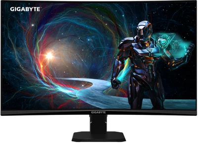 Монітор Gigabyte Gaming 27" GS27QCA VA Black; 2560 x 1440 (180 Гц), 1 мс, 2хHDMI, Display port