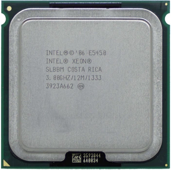 Процессор LGA771 intel Xeon E5450 4x3.00GHz 12mb Cashe 1333MHz (SLBBM) Б/У