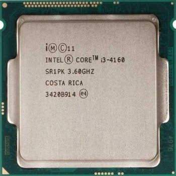 Процессор LGA1150 4 Gen Intel Core i3 4160 4x3.60GHz 3M Cashe 54W Intel HD Graphics 4400 SR1PK Б/У