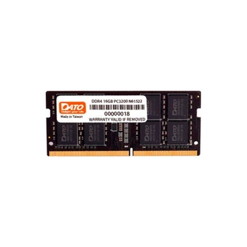 Модуль памяти для ноутбука SoDIMM DDR4 16GB 3200 MHz Dato (DT16G4DSDND32) Dato DT16G4DSDND32 1067381