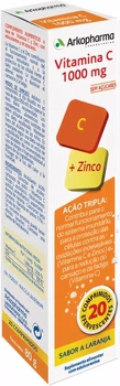 Suplement diety Arkopharma Arkovital Witamina C 1000 mg, 20 tabletek musujących (Duplo) (8428148459771)