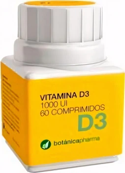 Suplement diety Botánicapharma Vitamin D3 60 tabletek (8435045201747)