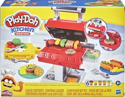 Набор для лепки Гриль барбекю Play-Doh Hasbro (F0652) — Пластилин с аксессуарами Барбекю