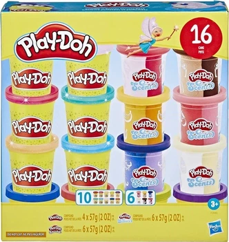 Набор для лепки Play-Doh Hasbro (F3593) — 16 баночек пластилина и аксессуары
