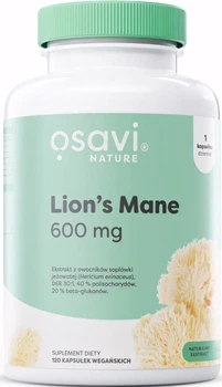 Suplement diety Osavi Lion's Mane 600 mg 120 kapsułek (5904139923924)