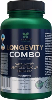 Дієтична добавка комплекс Lanco Nutritions Longevity Combo Premium 60 капсул (5905317626279)