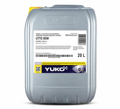 Олива трансмісійна YUKO UTTO 80W 20л. (26827)