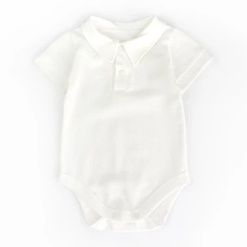 Однотонне боді-поло для хлопчика Dexter`s 74 Білий (104611-74-sm)