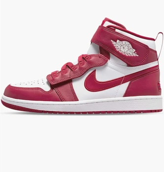 Кроссовки мужские Jordan 1 Hi Flyease Red/Black 43 Белый, Красный CQ3835-601