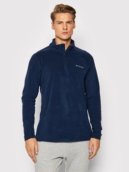 Толстовка чоловіча Columbia Klamath Range II Half Zip 1352472466 S Синя (887253075289)
