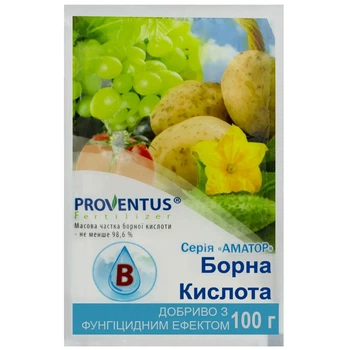 Микроудобрение Борная кислота 100 г Провентус