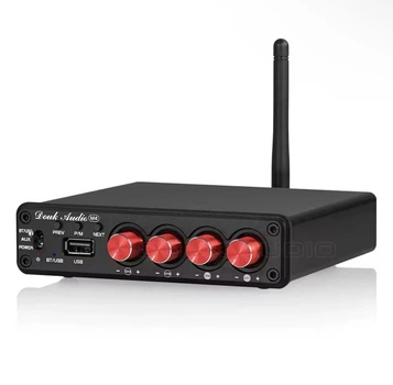 Підсилювач Douk Audio M4 + блок живлення 24 В - багатозонний 4-канальний 50Вт*4 - підтримка Line-Out та Line-in Bluetooth USB