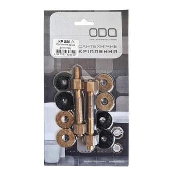 Крепление бачка к унитазу ODA КР 880 Л, 8х80мм, латунь