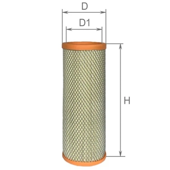 Фільтр повітряний ALPHA FILTER КАМАЗ євро 3 (AF 0034) Alpha filter (AF0034)