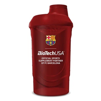 Шейкер BioTech FC Barcelona Shaker, 600 мл - Red