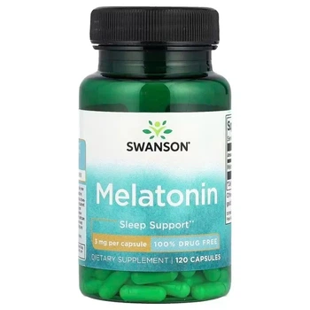 Мелатонін, Melatonin 3 мг, Swanson, 120 капсул
