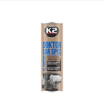 Присадка в моторное масло K2 Doktor Car Spec Oil Booster 443 мл для бензиновых, дизельных и газовых двигателей