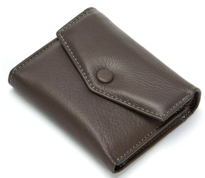 Женский кожаный кошелек Dr.Bond WS-1020 серый
