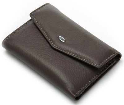 Женский кожаный кошелек Dr.Bond WS-103 серый