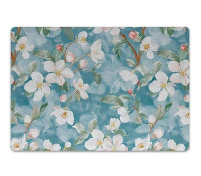 Коврик для сушки посуды WorkPlaceShop Floral Blossom 340×500 мм Голубой