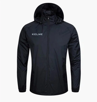 Ветровка мужскиая Kelme Windproof Black 2XL Черный 3801241.9000