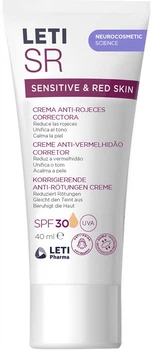 Крем для обличчя Leti Sr Anti-Redness Spf 30 корегувальний 40 мл (8431166260786)
