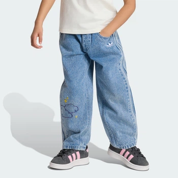 Дитячі джинси ADIDAS CARE BEARS LOOSE adidas KU8317 (116) синій (4069996241923)