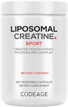 Липосомальный креатин CodeAge 360 Vegetable Capsules (625 mg per Capsule)