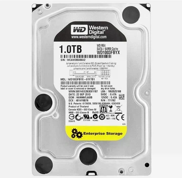 Жорсткий диск Western Digital RE4 1TB 7200rpm 64MB WD1003FBYX Refurbished 3.5" SATA II