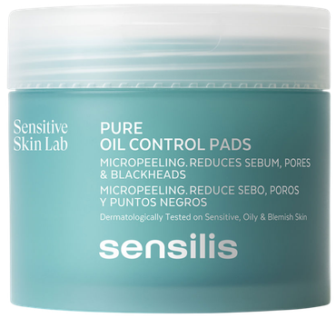 Тонер-пади для обличчя Sensilis Pure Oil Control 60 шт (8428749013730)